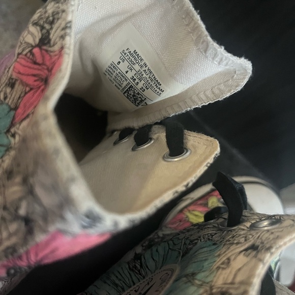 Converse Artsy Floral Colorful High Tops - Picture 9 of 11